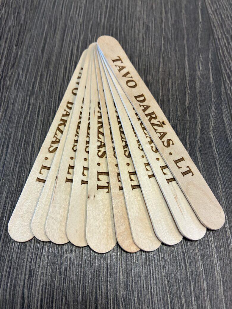 Medinės drėgmės tikrinimo mentelės vazonams (10 vnt.)