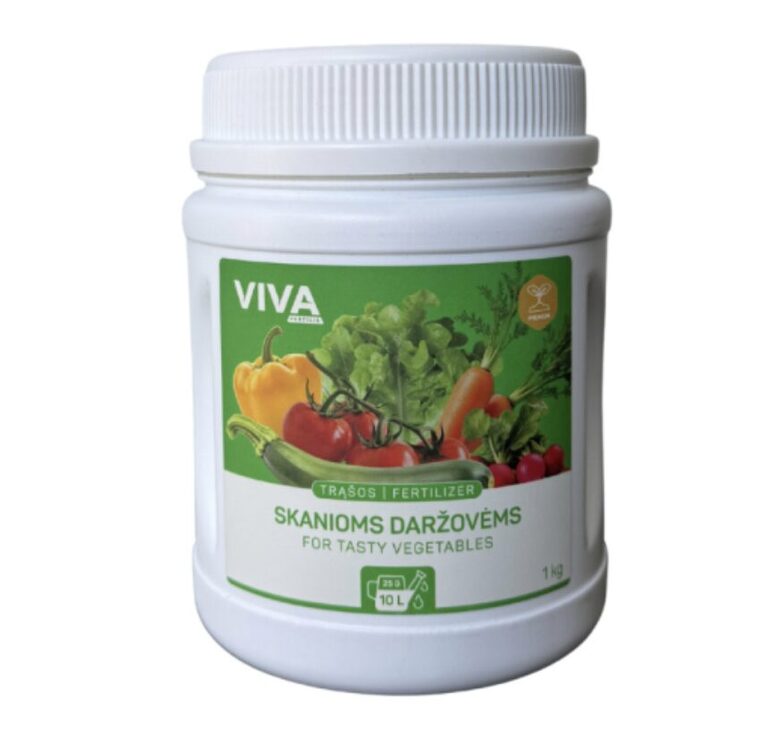 Tirpios trąšos skanioms daržovėms, 1 kg.