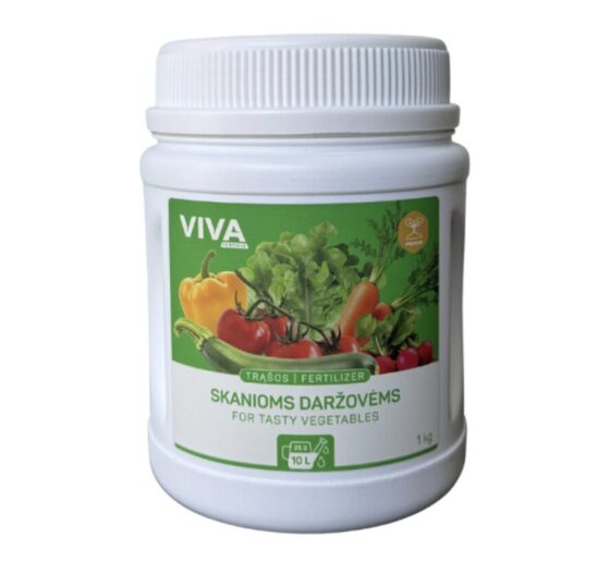 Tirpios trąšos skanioms daržovėms, 1 kg