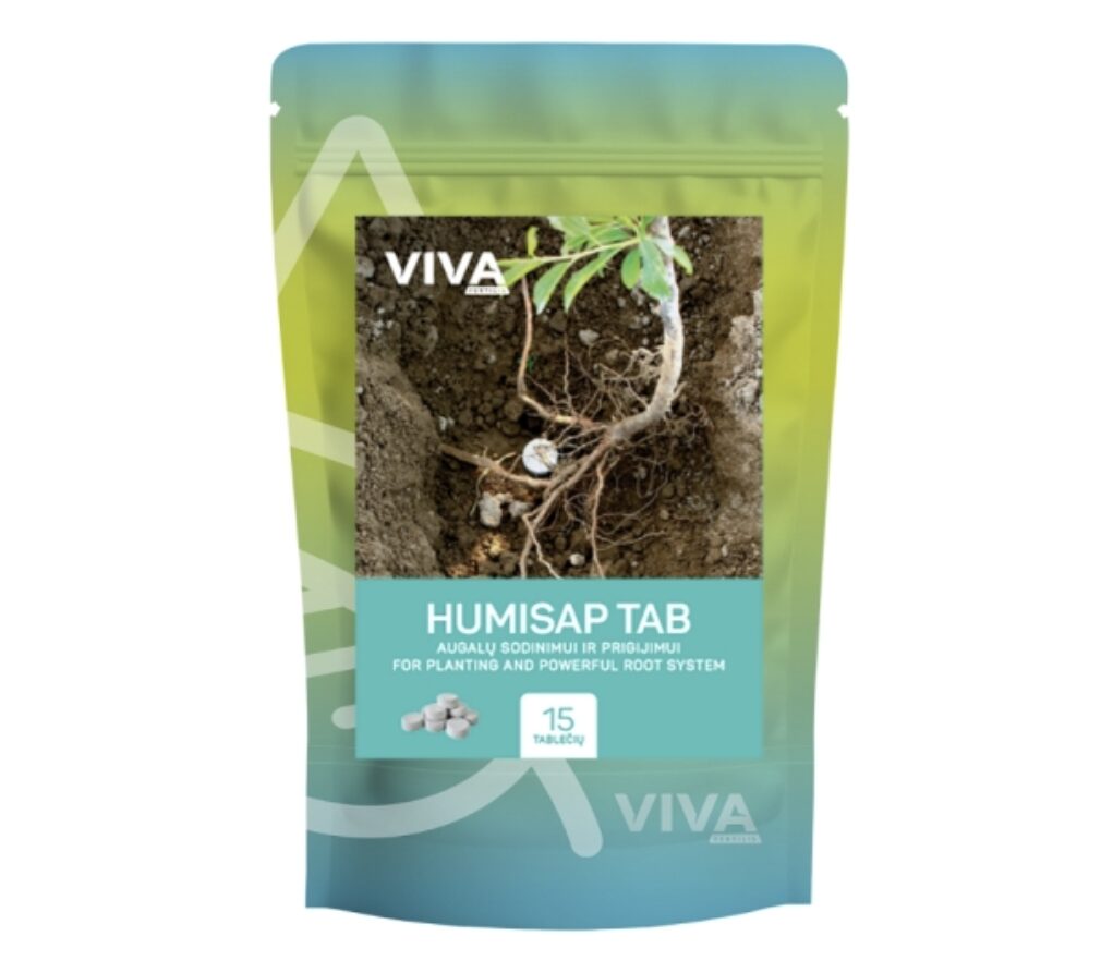 Tabletės HUMISAP TAB sodinimui