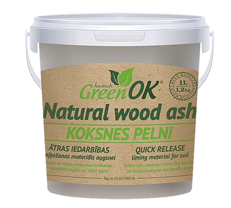 Natūralūs medžio pelenai